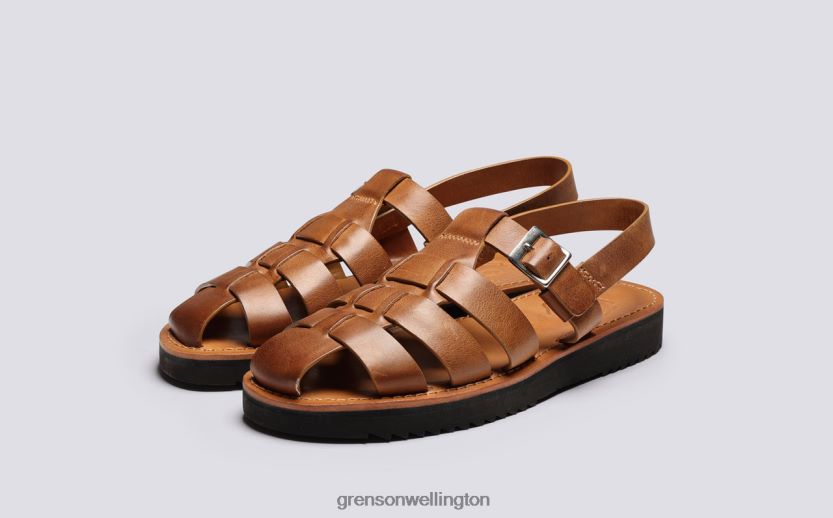 Men Ginger Burnished QUINCY Grenson R46060218 Sandals