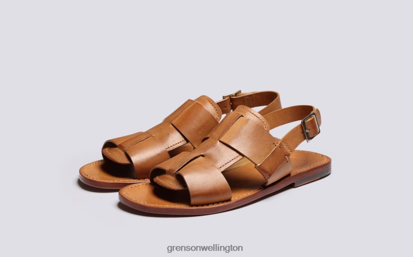 Men Ginger Burnished WILEY 3 Grenson R46060226 Sandals