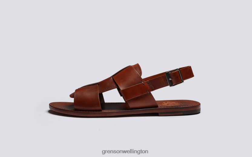 Men Tan WILEY 3 Grenson R46060227 Sandals