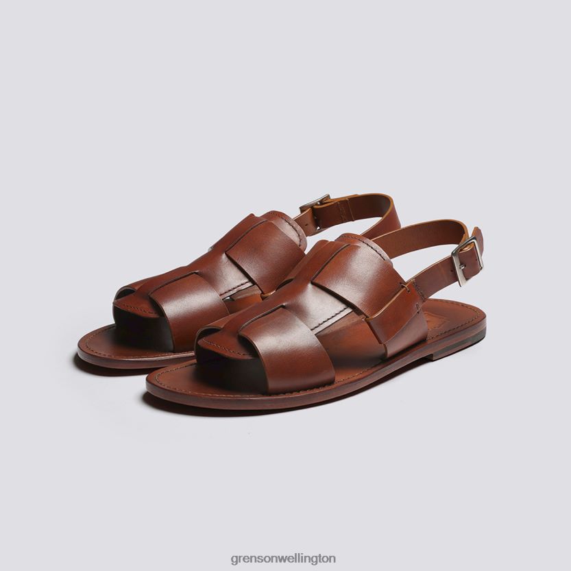 Men Tan WILEY 3 Grenson R46060227 Sandals