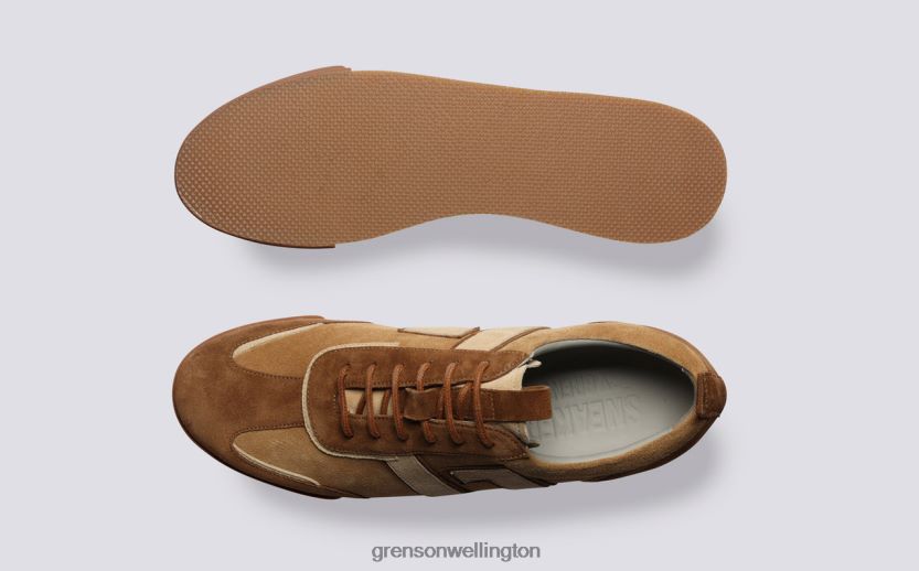 Men Brown/Cream SNEAKER 51 + Grenson R46060208 Sneakers