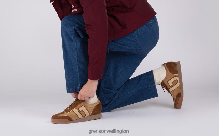 Men Brown/Cream SNEAKER 51 + Grenson R46060208 Sneakers
