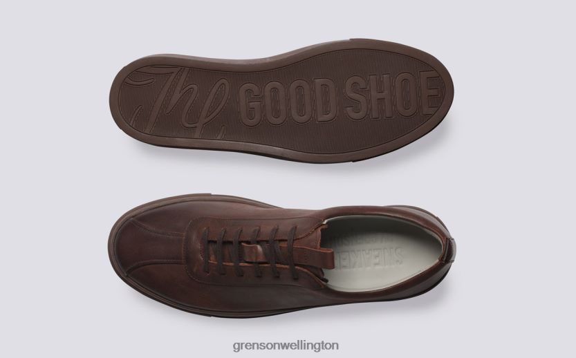 Men Coffee SNEAKER 1 Grenson R46060171 Sneakers