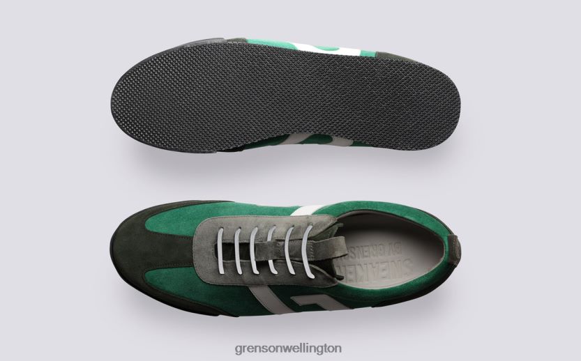 Men Green Multi SNEAKER 51 Grenson R46060190 Sneakers