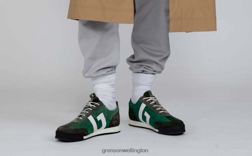 Men Green Multi SNEAKER 51 Grenson R46060190 Sneakers
