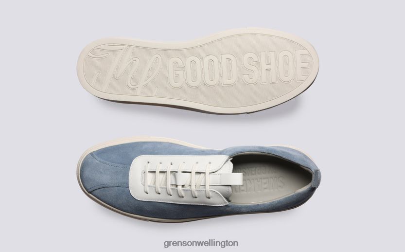 Men Light Blue SNEAKER 1 Grenson R46060170 Sneakers