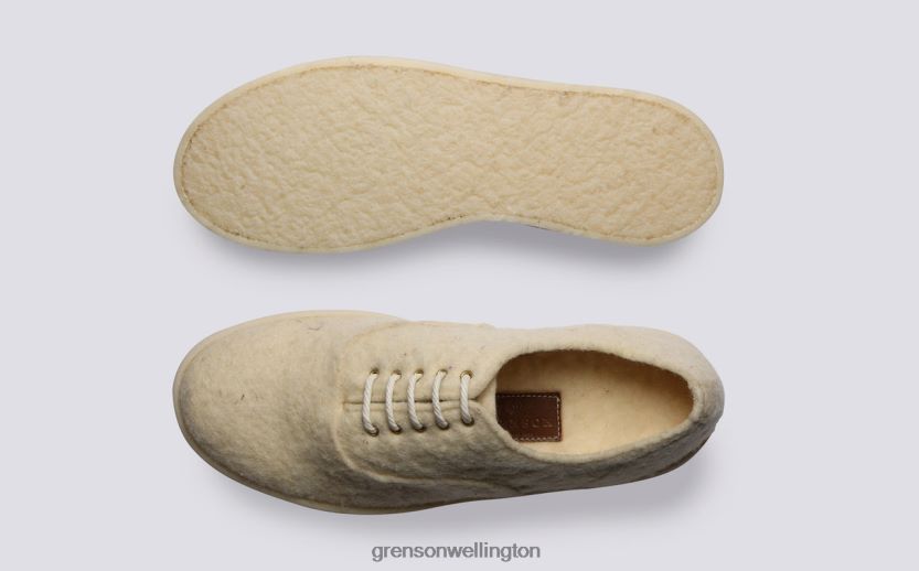 Men Natural M.I.E. CLOUDWOOL SNEAKER Grenson R46060167 Sneakers