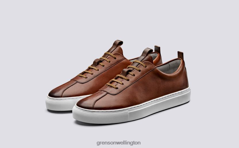 Men Tan SNEAKER 1 Grenson R46060180 Sneakers