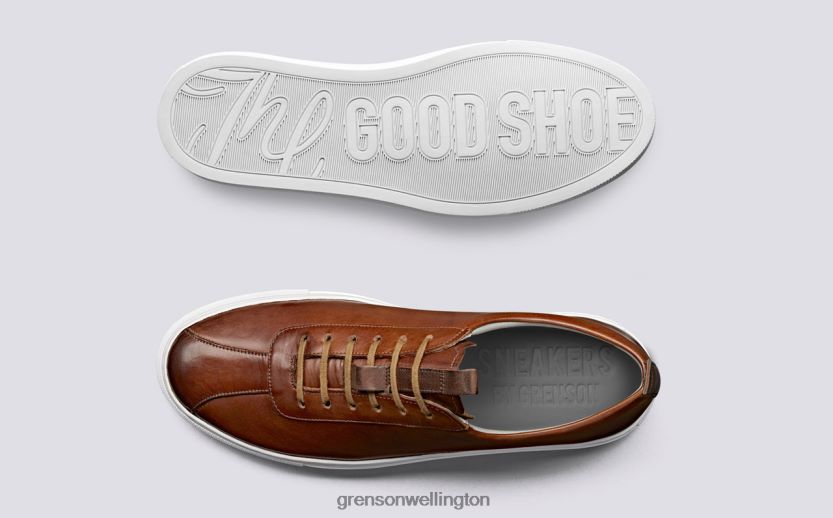 Men Tan SNEAKER 1 Grenson R46060180 Sneakers