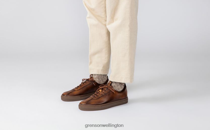 Men Vintage Tan SNEAKER 1 Grenson R46060181 Sneakers