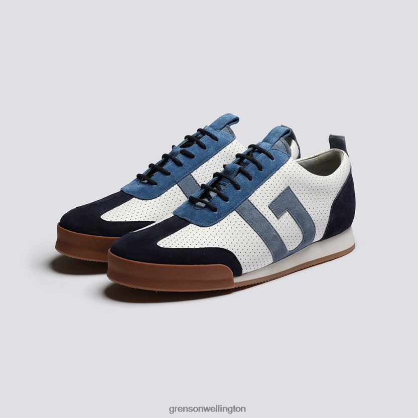 Men White/Blue SNEAKER 51 Grenson R46060188 Sneakers