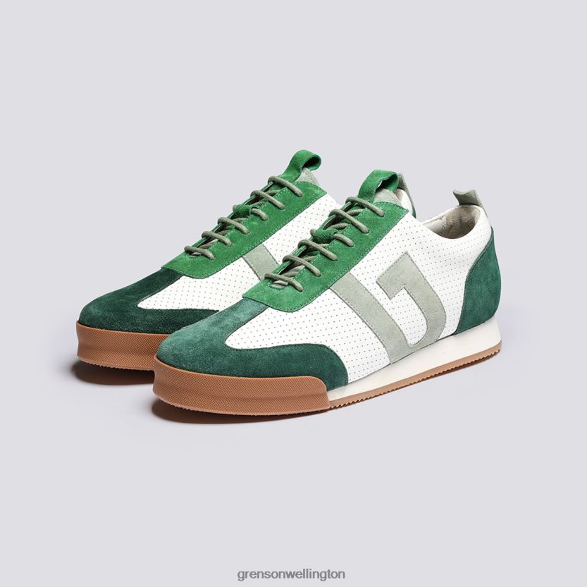 Men White/Green SNEAKER 51 Grenson R46060207 Sneakers
