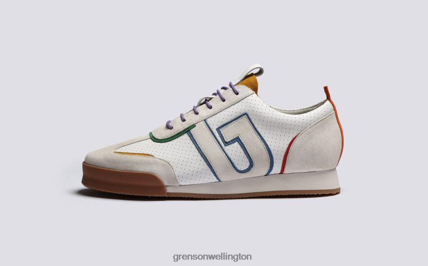 Men White Multi SNEAKER 51 + Grenson R46060187 Sneakers