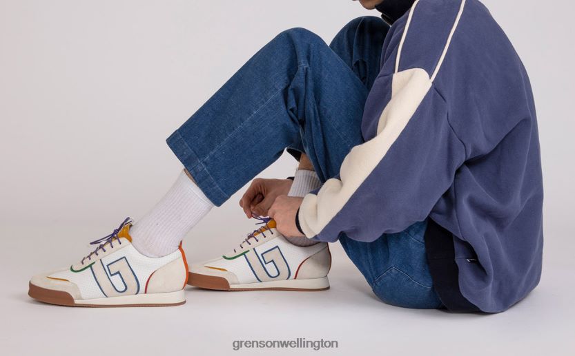 Men White Multi SNEAKER 51 + Grenson R46060187 Sneakers