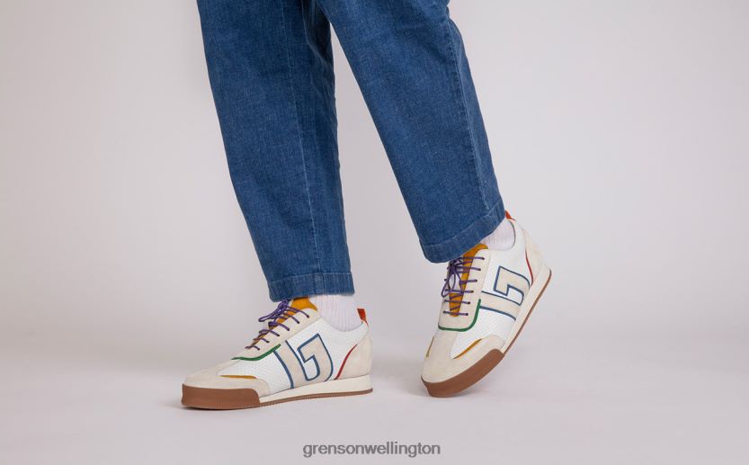 Men White Multi SNEAKER 51 + Grenson R46060187 Sneakers
