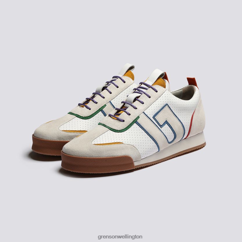 Men White Multi SNEAKER 51 + Grenson R46060187 Sneakers