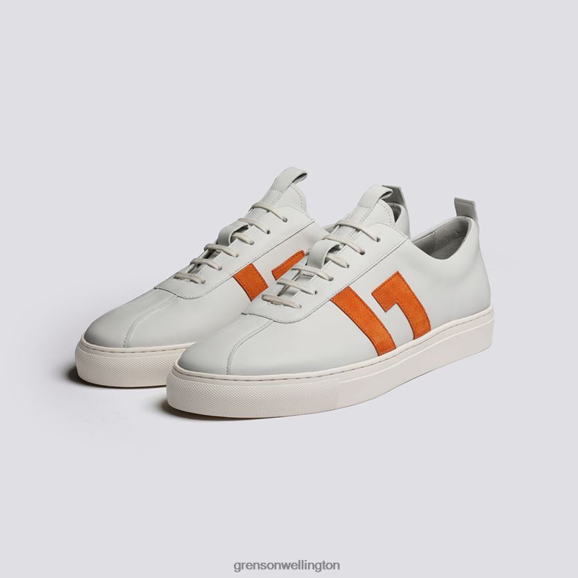 Men White/Orange SNEAKER 67 Grenson R46060198 Sneakers