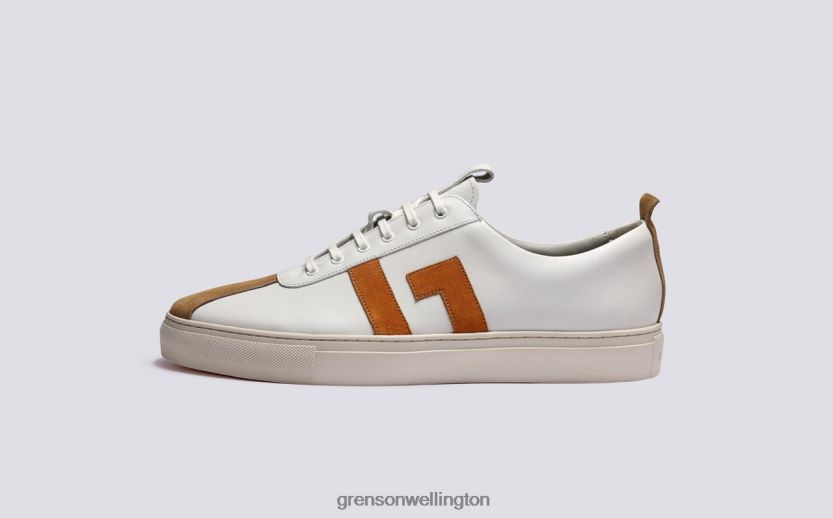 Men White/Yellow SNEAKER 67 Grenson R46060196 Sneakers
