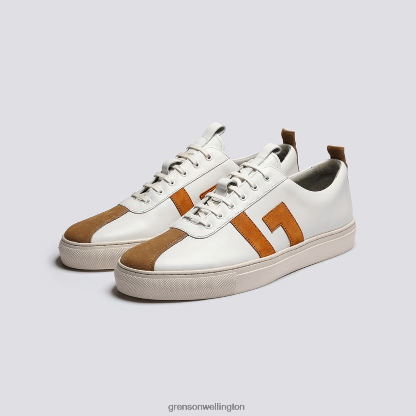 Men White/Yellow SNEAKER 67 Grenson R46060196 Sneakers