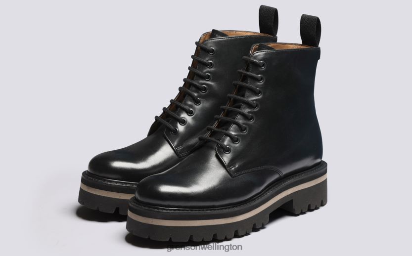 Women Black HALLE Grenson R46060298 Boots