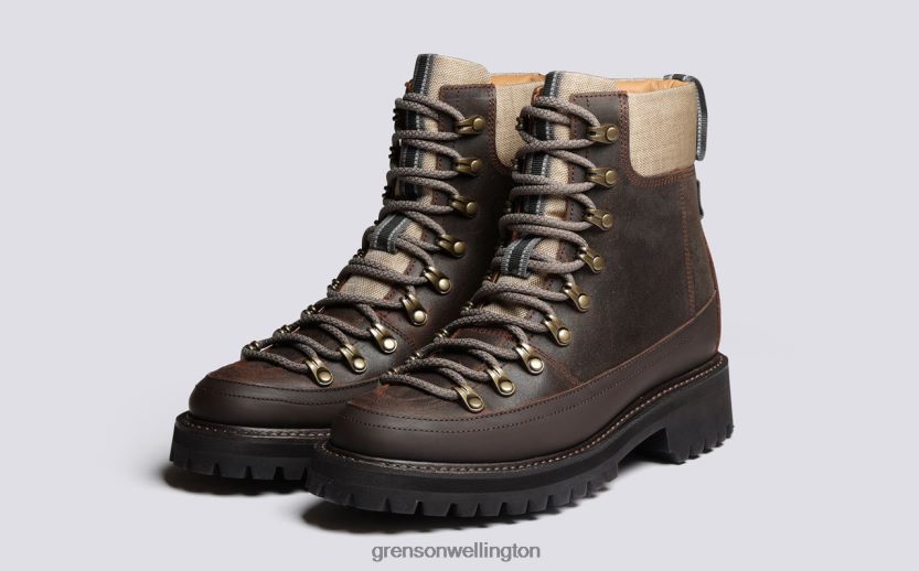 Women Brown NANETTE TECH Grenson R46060273 Boots