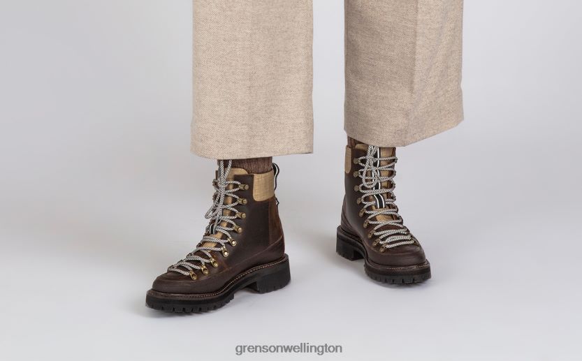 Women Brown NANETTE TECH Grenson R46060273 Boots