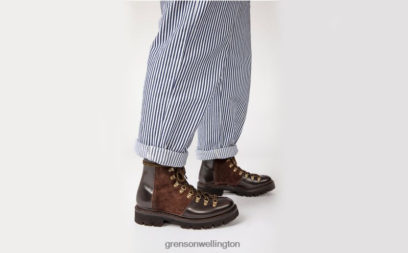Women Dark Brown NANETTE Grenson R46060282 Boots
