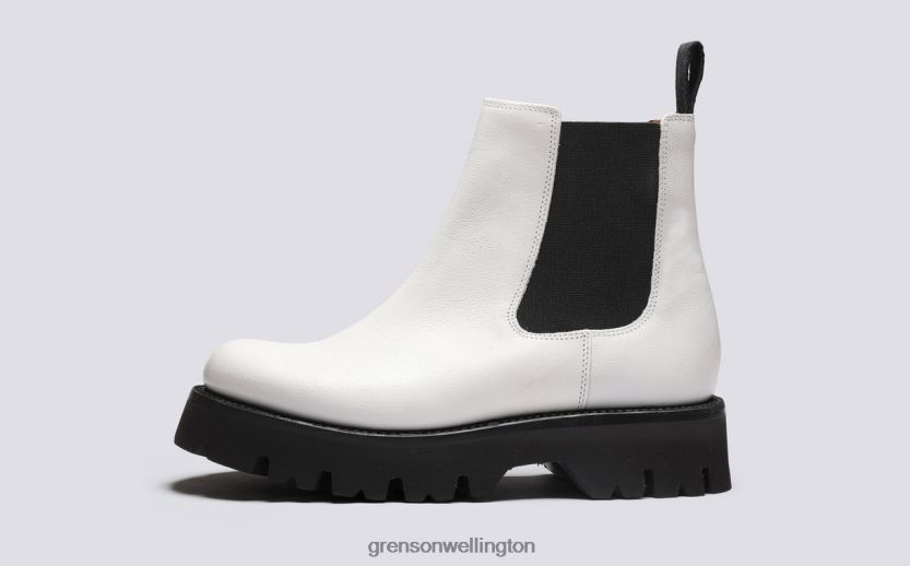 Women White HARLOW Grenson R46060268 Boots