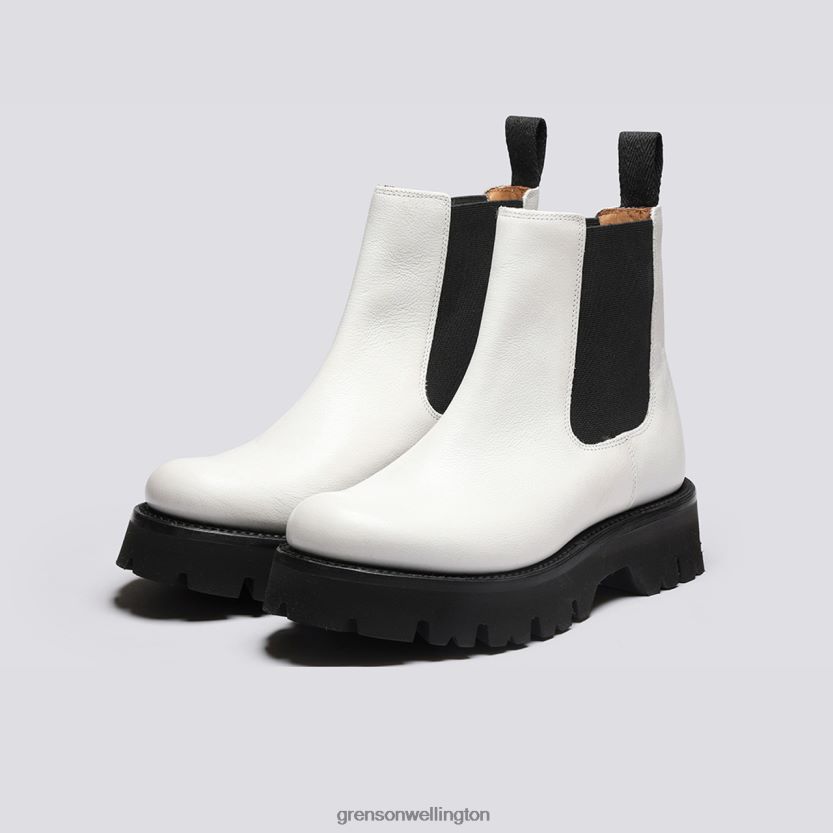 Women White HARLOW Grenson R46060268 Boots