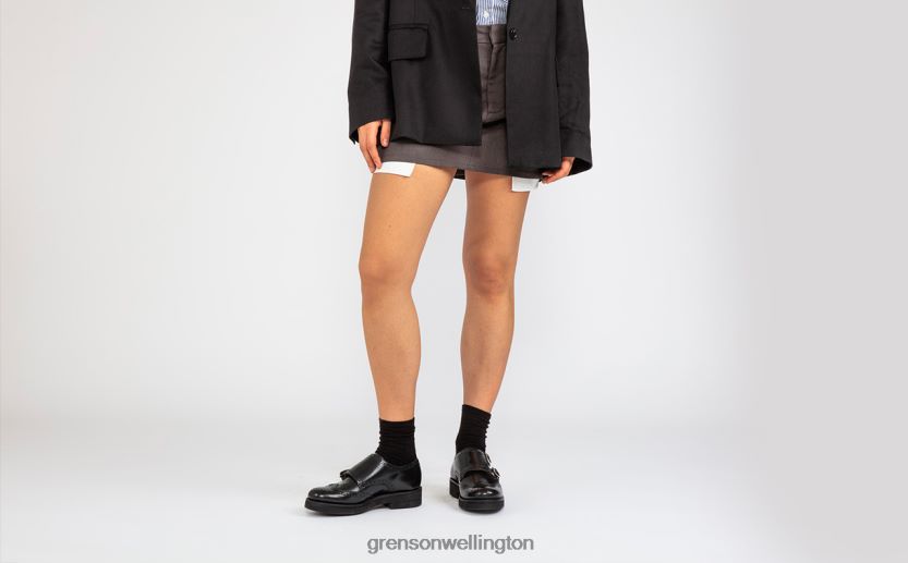Women Black MARGOT Grenson R46060333 Brogues Shoes