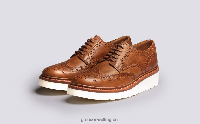 Women Natural AVA Grenson R46060329 Brogues Shoes