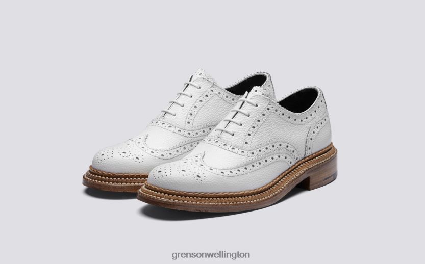 Women White ROSE Grenson R46060328 Formal Shoes