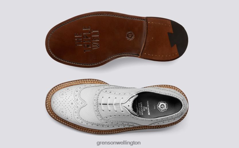 Women White ROSE Grenson R46060328 Formal Shoes
