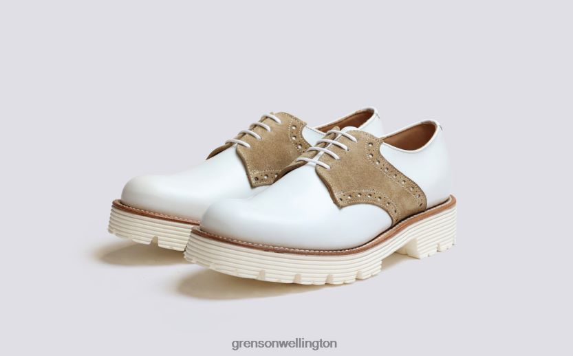 Women White THE RACK L16 Grenson R46060311 Formal Shoes