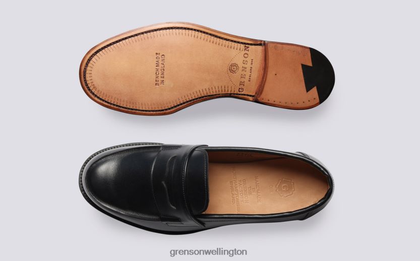 Women Black EPSOM Grenson R46060239 Loafers