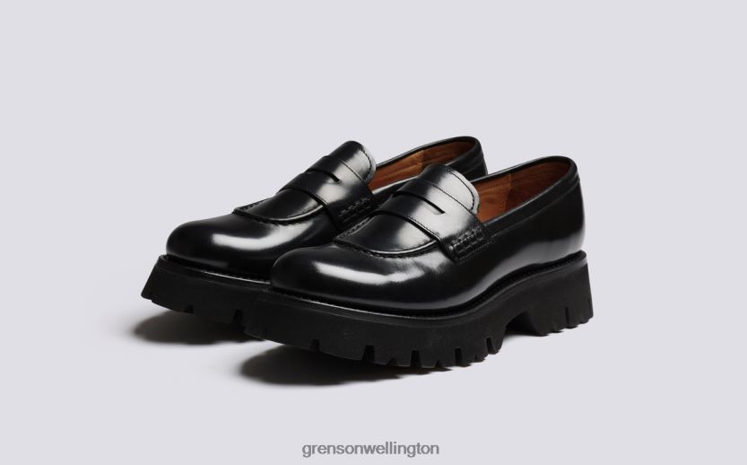 Women Black HATTIE Grenson R46060243 Loafers