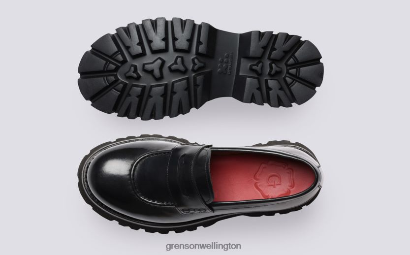 Women Black HATTIE Grenson R46060243 Loafers