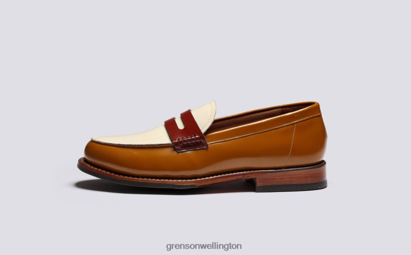 Women Tan LYNN Grenson R46060232 Loafers