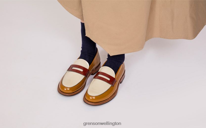 Women Tan LYNN Grenson R46060232 Loafers