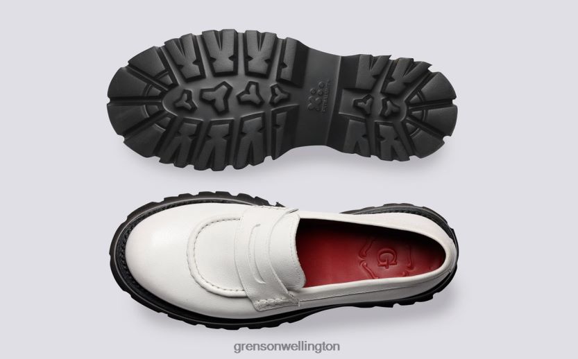 Women White HATTIE Grenson R46060242 Loafers
