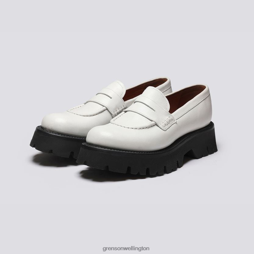 Women White HATTIE Grenson R46060242 Loafers