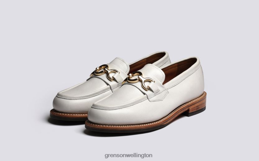 Women White NINA Grenson R46060250 Loafers