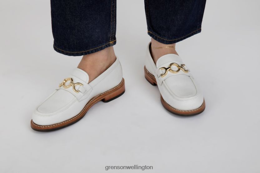 Women White NINA Grenson R46060250 Loafers