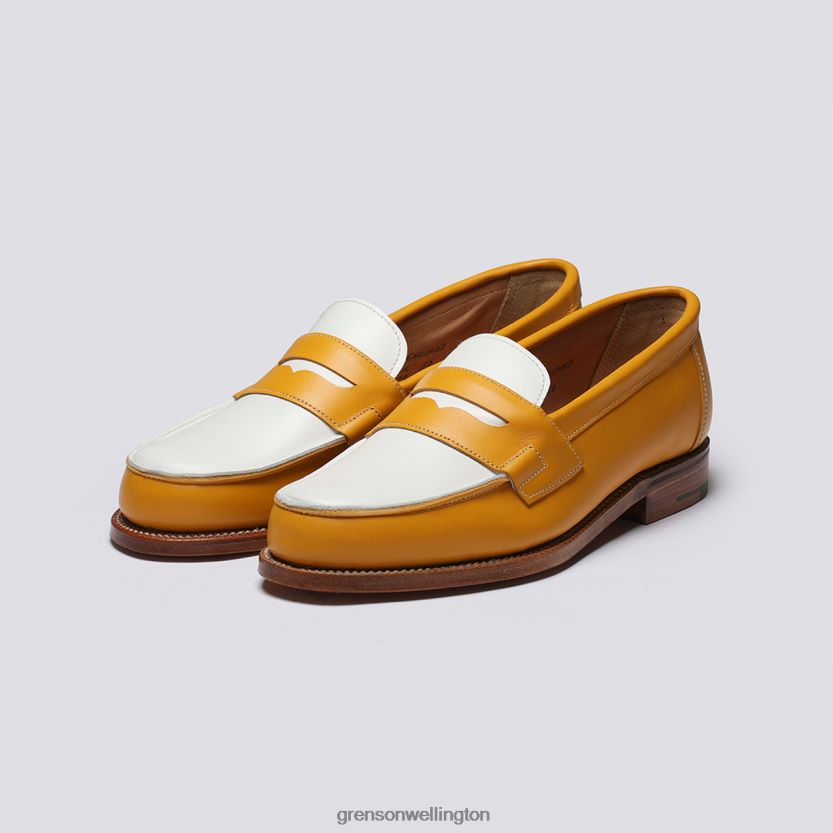 Women Yellow/White EPSOM Grenson R46060236 Loafers