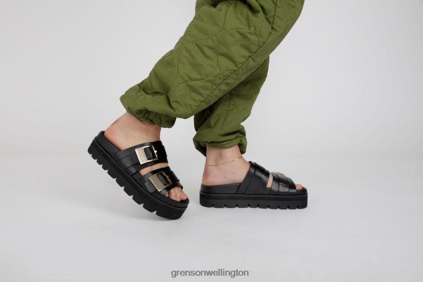 Women Black IDA Grenson R46060377 Sandals