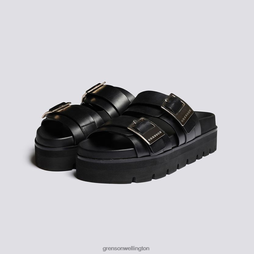 Women Black IDA Grenson R46060377 Sandals