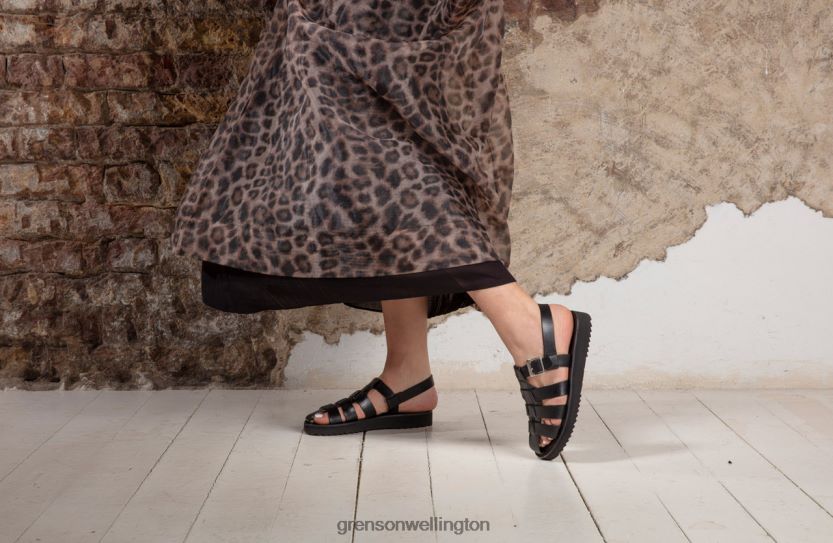 Women Black QUEENIE Grenson R46060385 Sandals