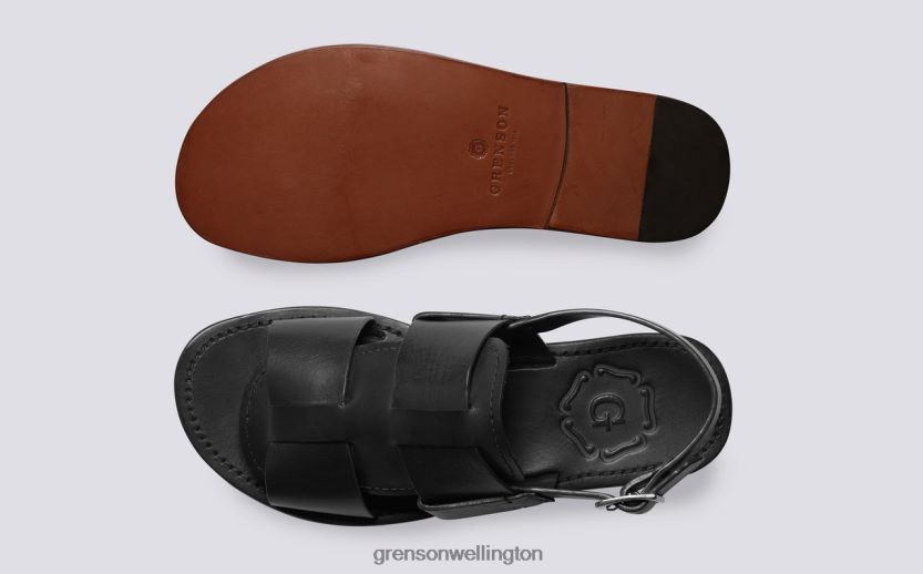 Women Black WILLA 3 Grenson R46060388 Sandals