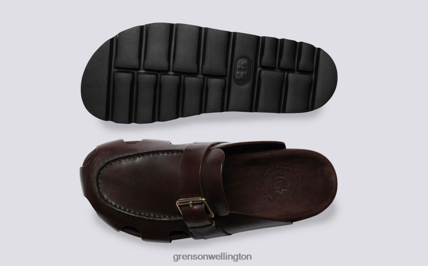 Women Dark Brown DOTTY Grenson R46060371 Sandals