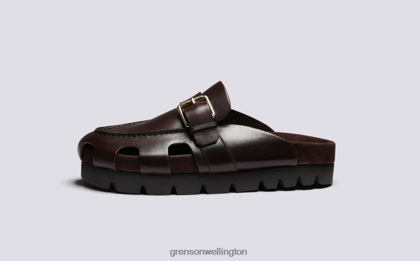 Women Dark Brown DOTTY Grenson R46060371 Sandals